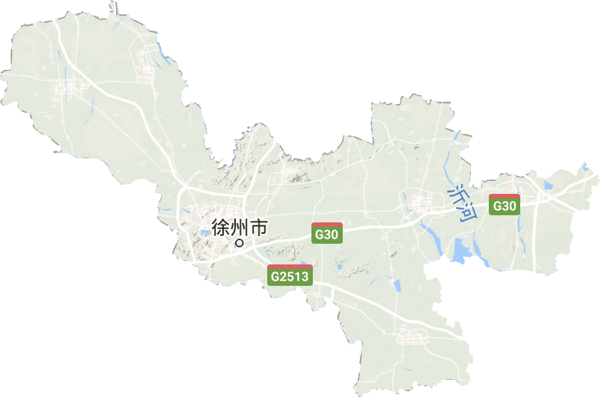 徐州市地形圖