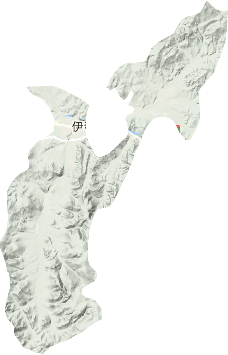 烏馬河區地形圖