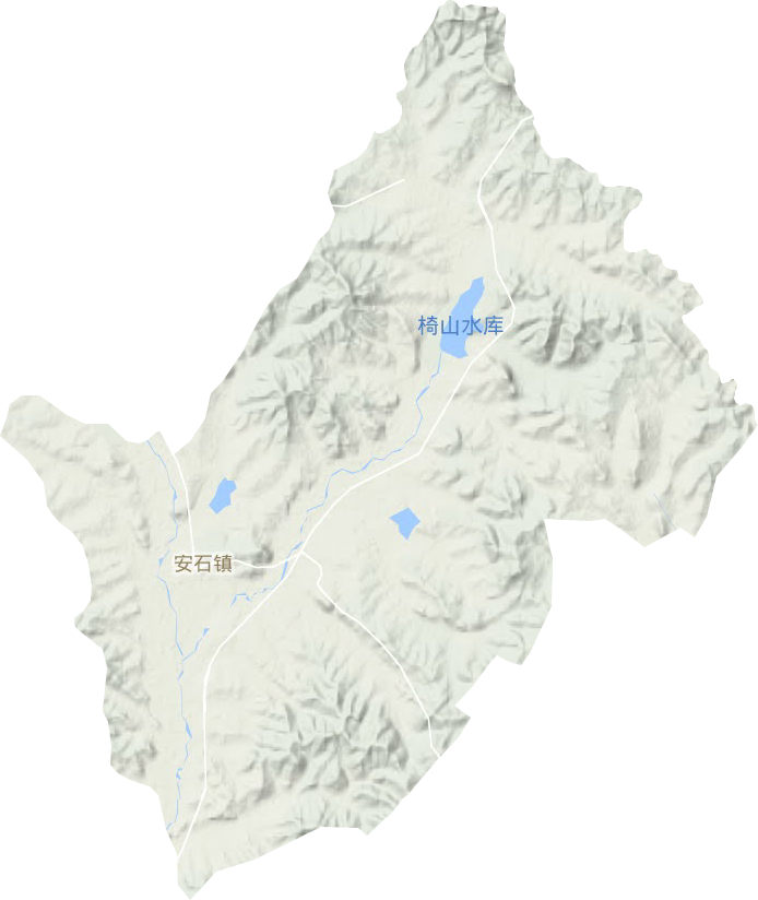 安石鎮地形圖