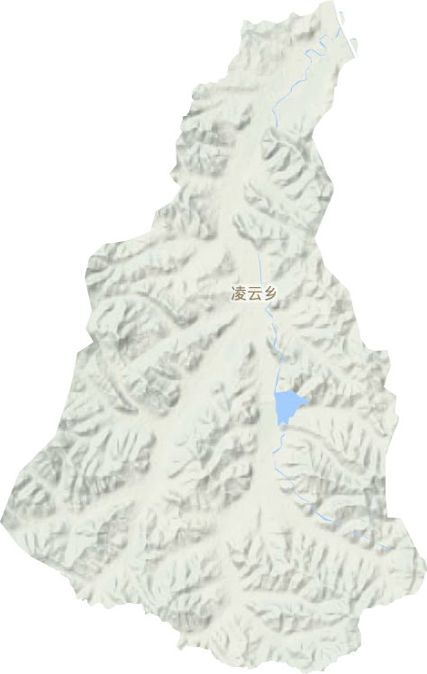 凌云鄉(xiāng)地形圖