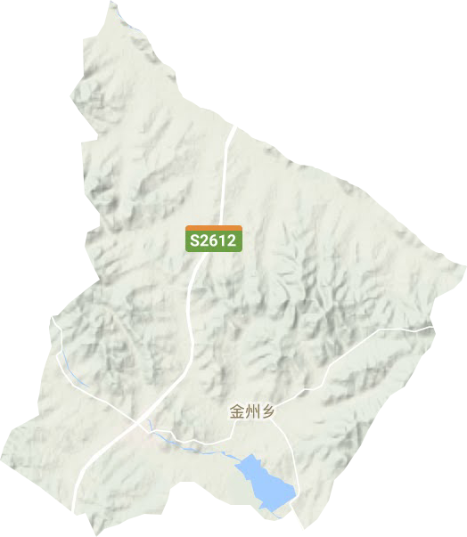 金洲鄉地形圖