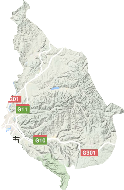陽明區(qū)地形圖