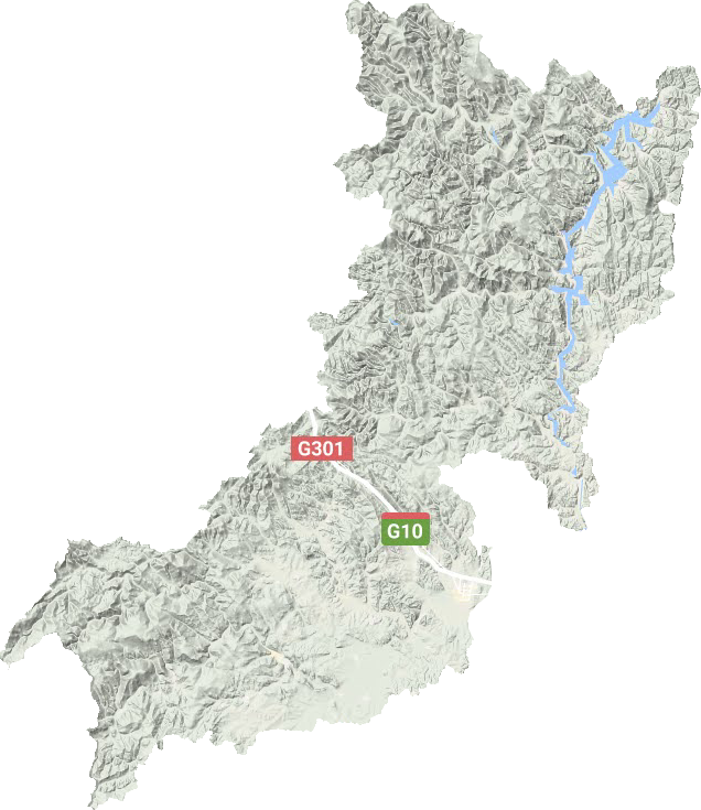海林市地形圖
