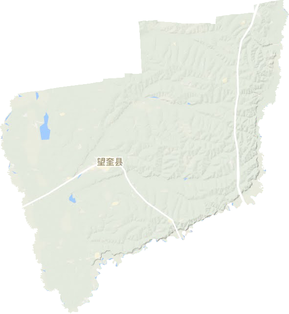 望奎縣地形圖