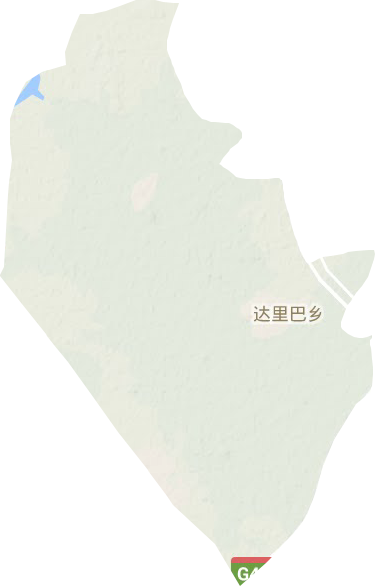達里巴鄉地形圖