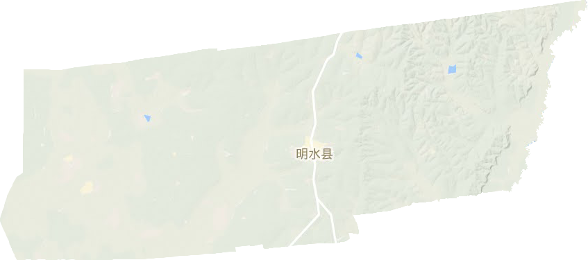 明水縣地形圖