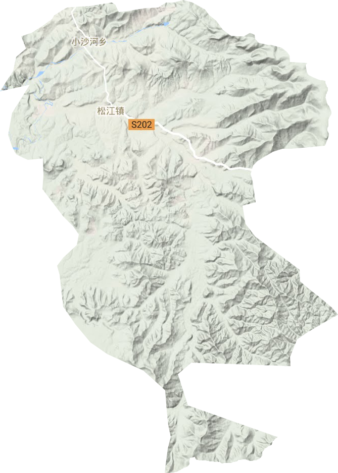松江鎮地形圖