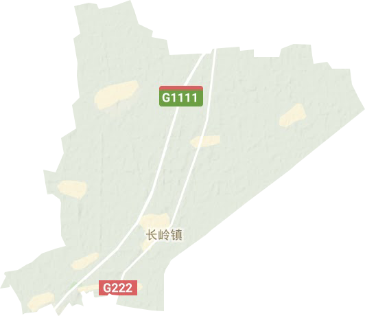 長嶺鎮(zhèn)地形圖