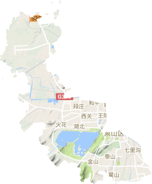 泉山區地形圖