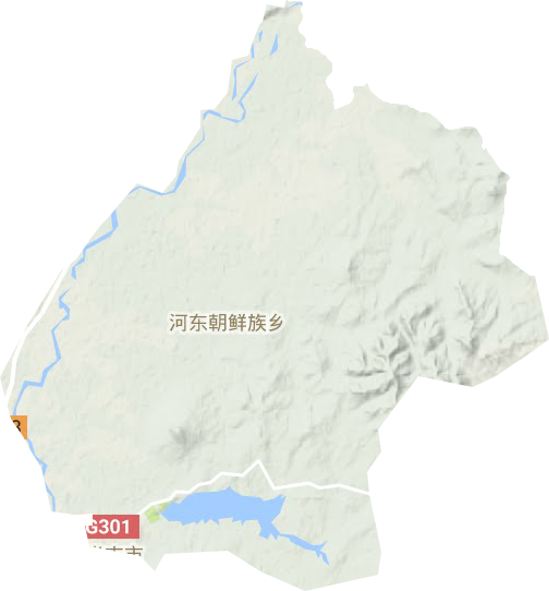 河東鄉地形圖