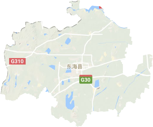 東海縣地形圖