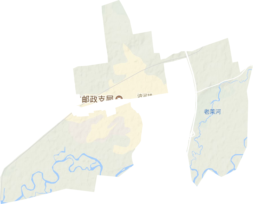 通江街道地形圖