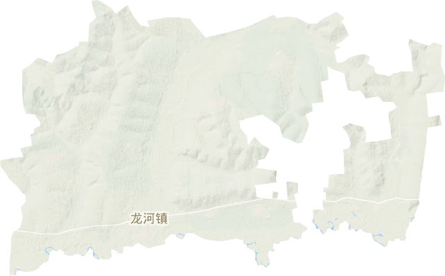 龍河鎮地形圖