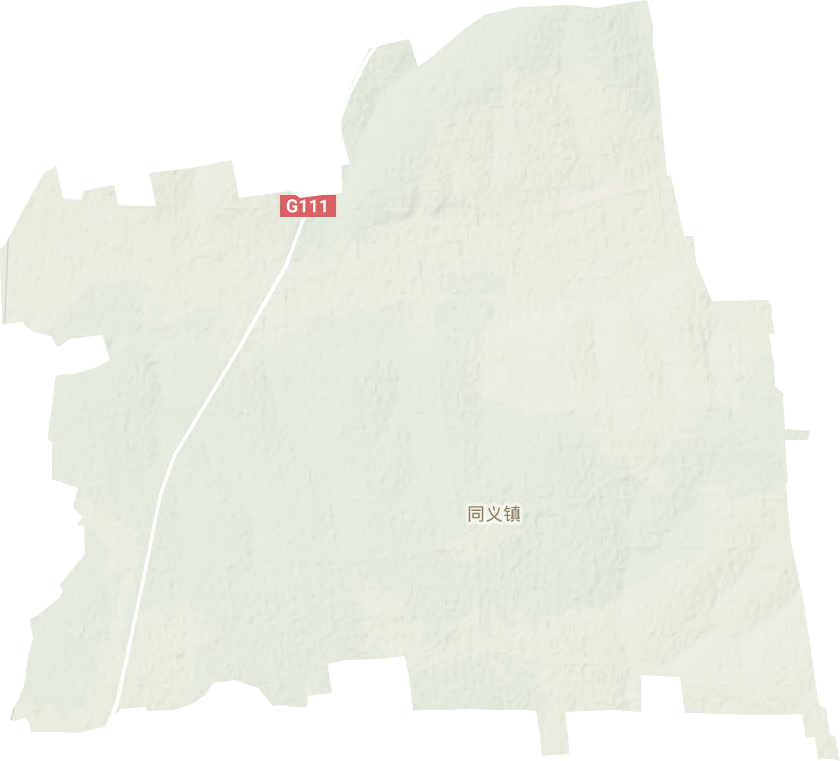 同義鎮(zhèn)地形圖