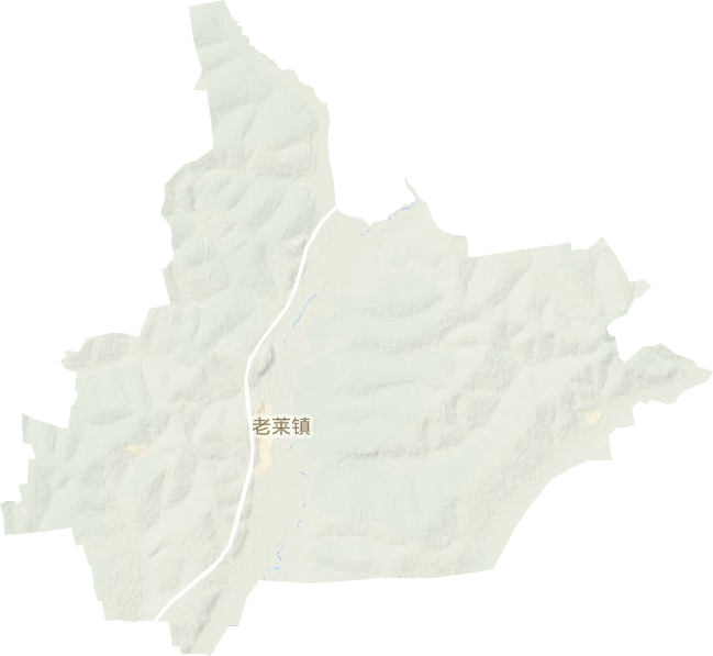 老萊鎮地形圖