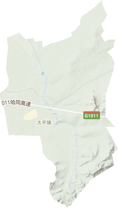 太平鎮(zhèn)地形圖