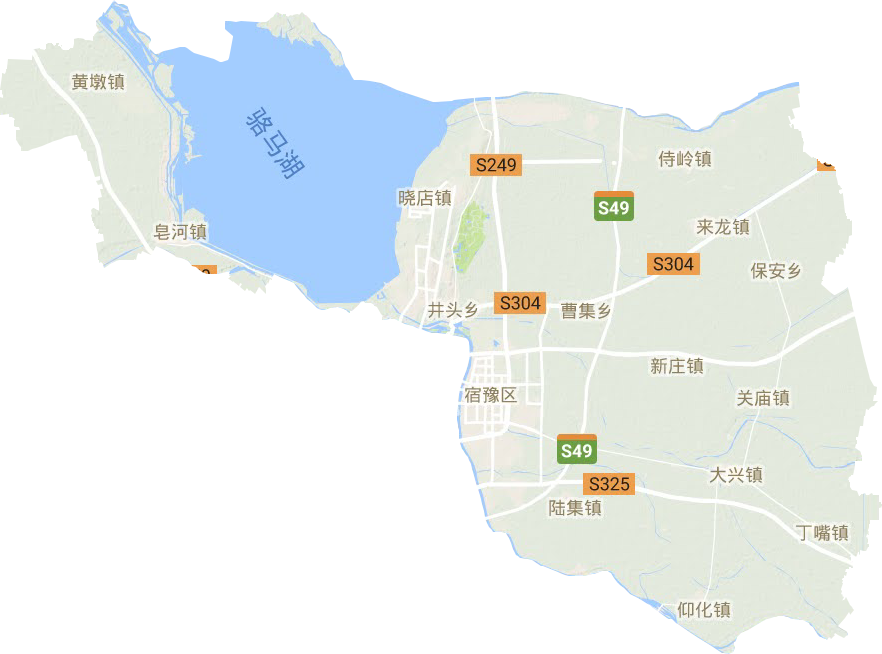 宿豫區地形圖
