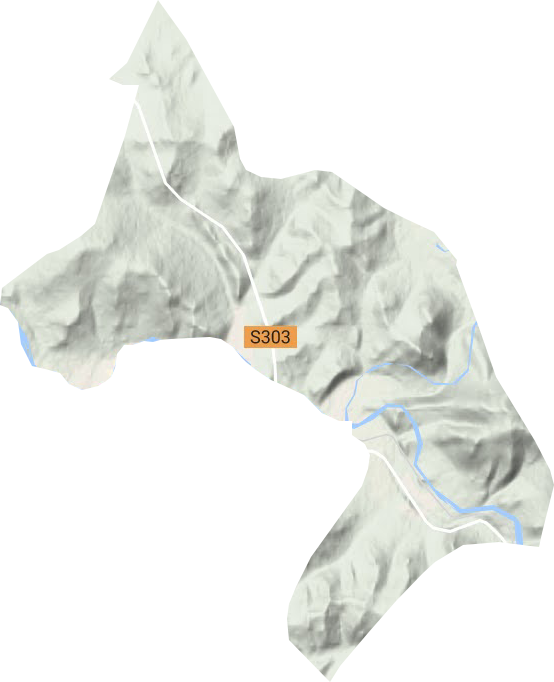 對青山經(jīng)營所地形圖