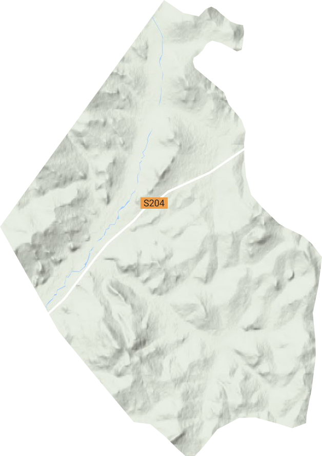 二清河林場(chǎng)地形圖