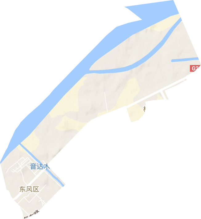 建國街道地形圖