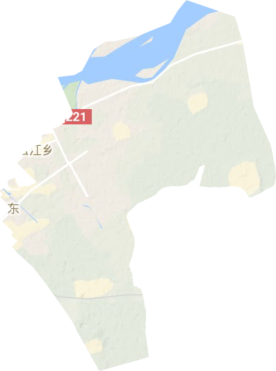 松江鄉(xiāng)地形圖
