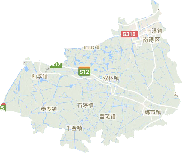 南潯區地形圖