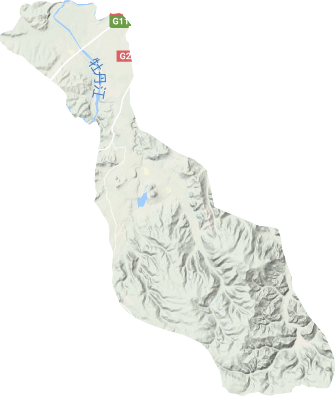 石巖鎮(zhèn)地形圖