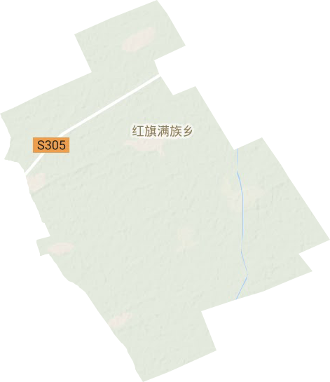 紅旗鄉地形圖