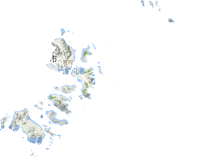 普陀區地形圖