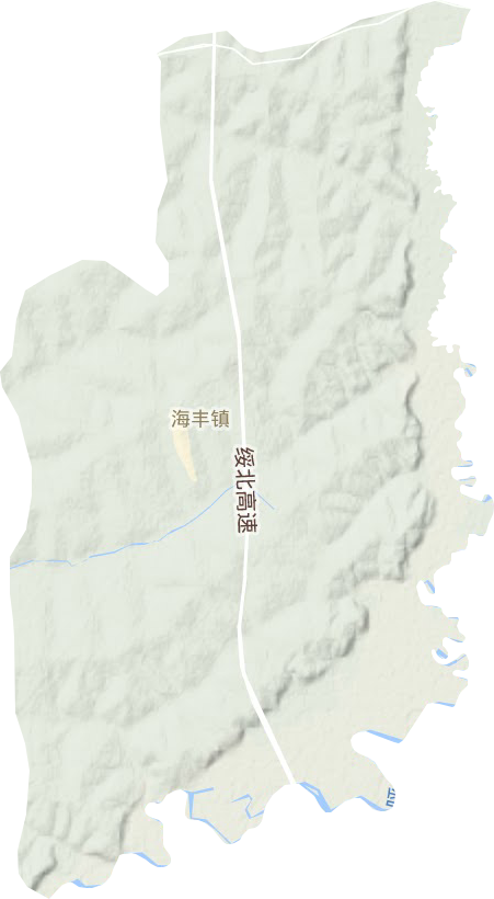 海豐鎮地形圖