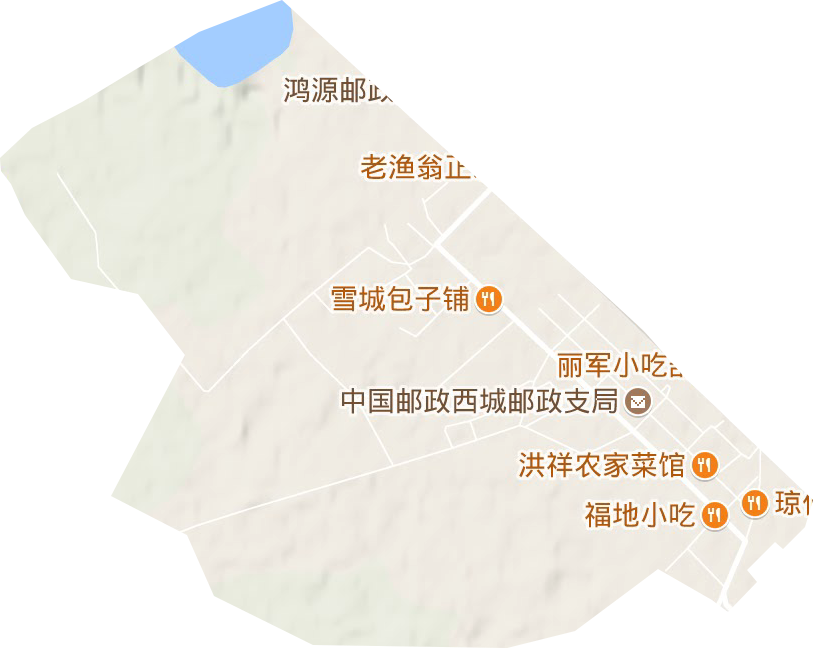 鐵西街道地形圖