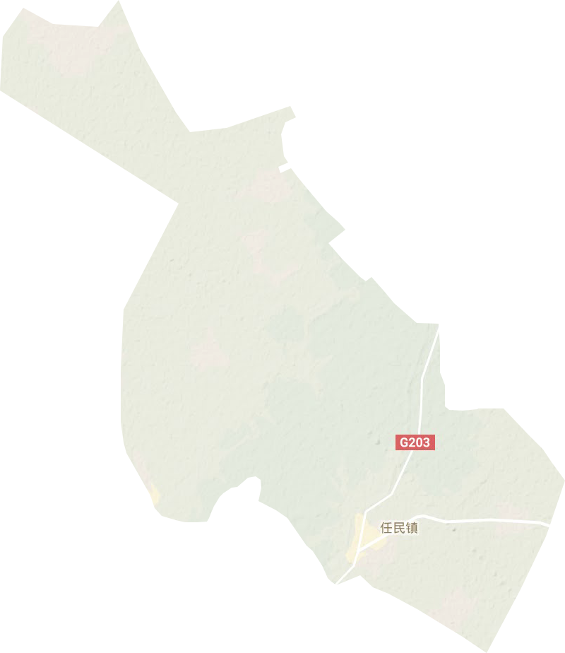 任民鎮地形圖