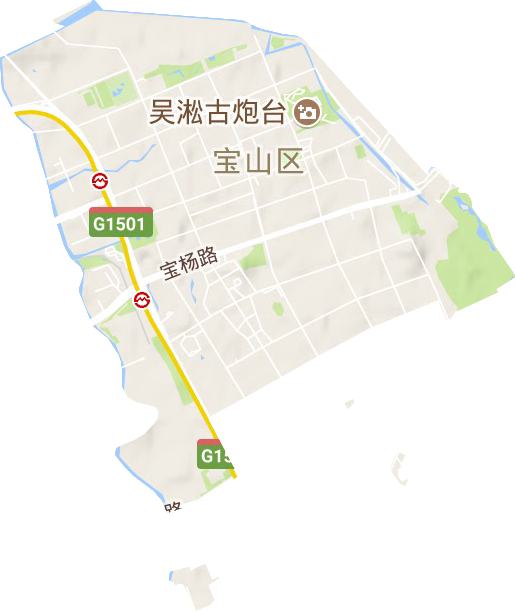 友誼路街道地形圖