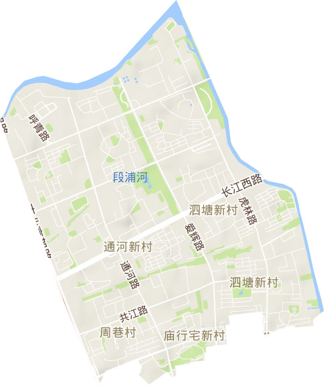 張廟街道地形圖