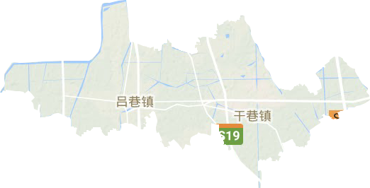 呂巷鎮地形圖