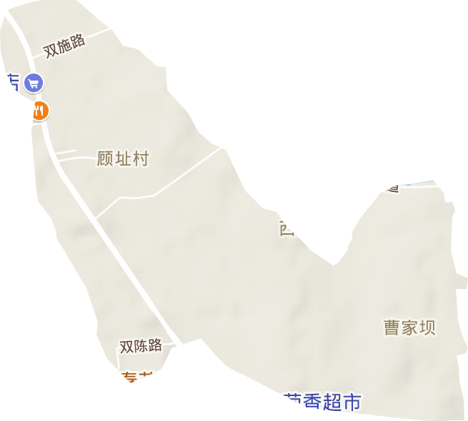 高淳縣傅家壇林場地形圖