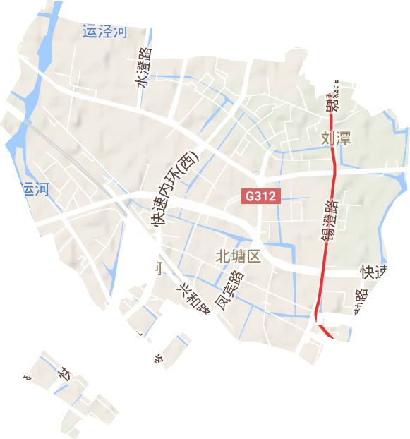 黃巷街道地形圖