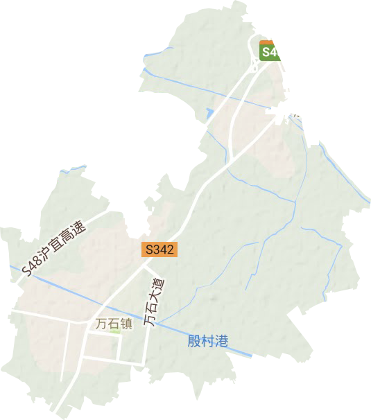 萬石鎮地形圖