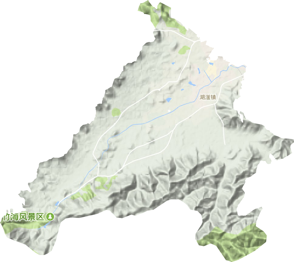 湖父鎮地形圖