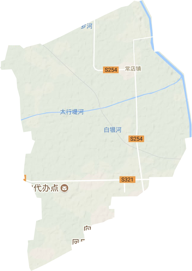 常店鎮地形圖
