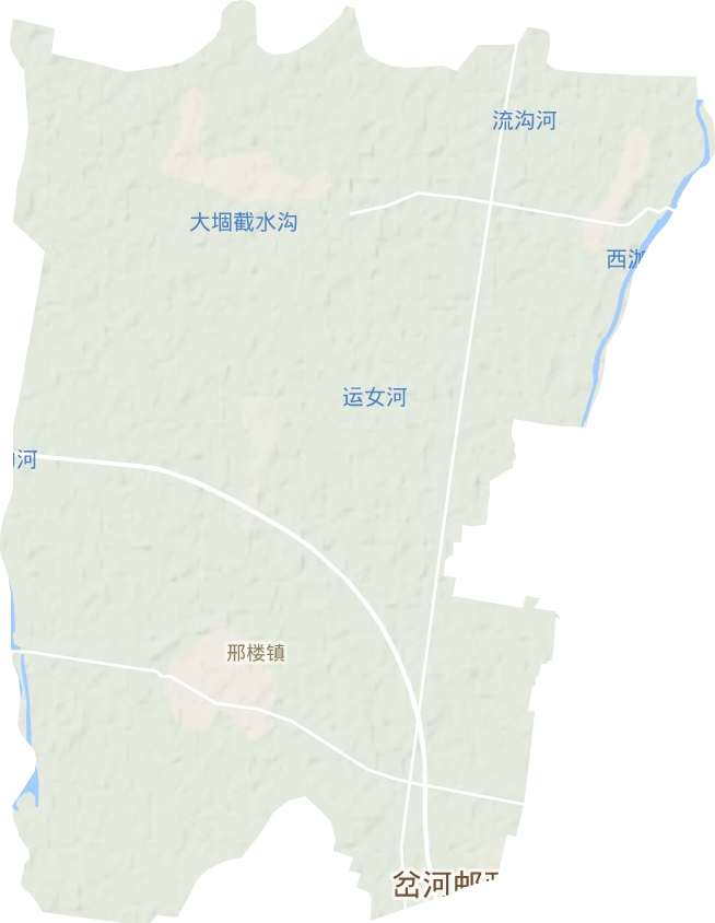 邢樓鎮(zhèn)地形圖