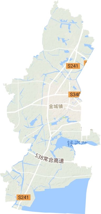 金城鎮地形圖