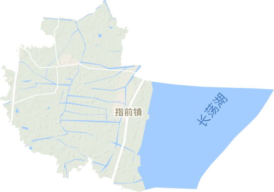 指前鎮(zhèn)地形圖