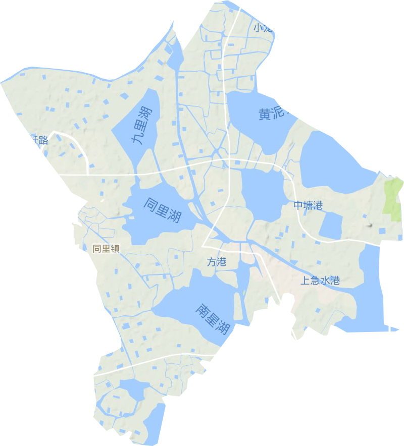 同里鎮(zhèn)地形圖