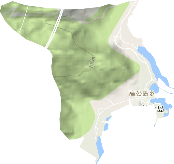 高公島街道地形圖