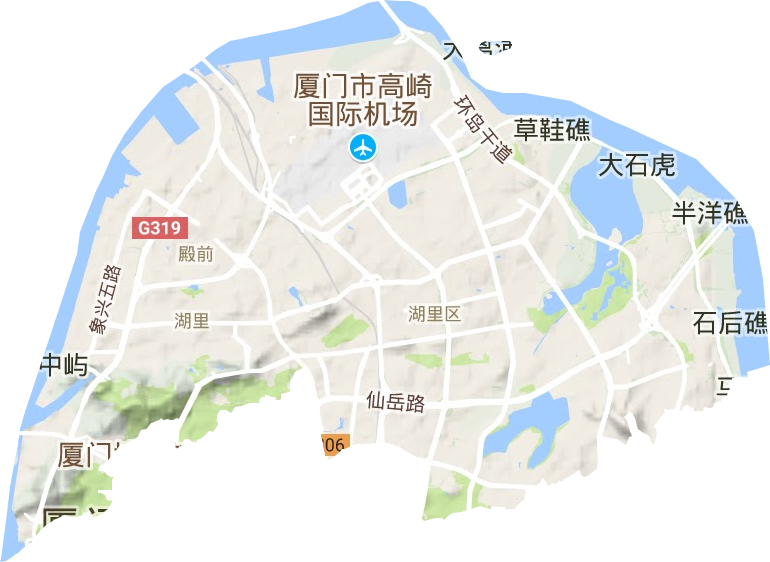 湖里區(qū)地形圖