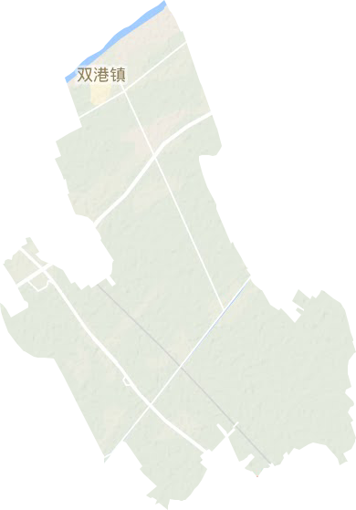 雙港鎮地形圖