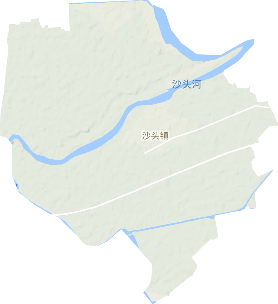 沙頭鎮地形圖