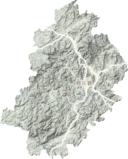 將樂縣地形圖