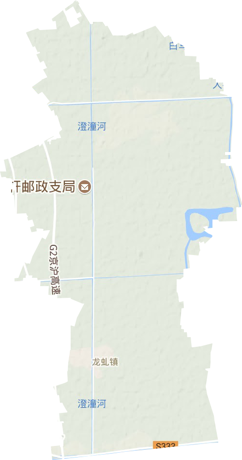 龍虬鎮地形圖